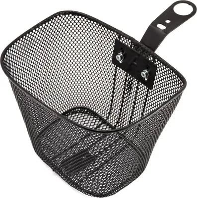Produktbild von Fahrrad Lenker Korb Kinderfahrrad mit Steuerkopfhalter 1 Zoll schwarz