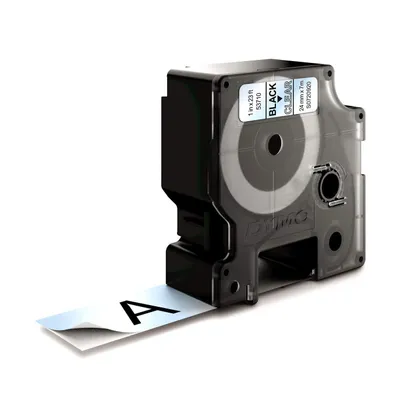 Immagine prodotto di DYMO D1 Schriftband 53710 24mmx7.0m schwarz->transp.