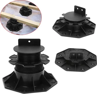 Immagine prodotto di Bettizia piedistalli regolabili piedistalli regolabili piedistalli regolabili in altezza per lastre in Vetroceramica, cemento, pietra 18-30mm 10 pezzi