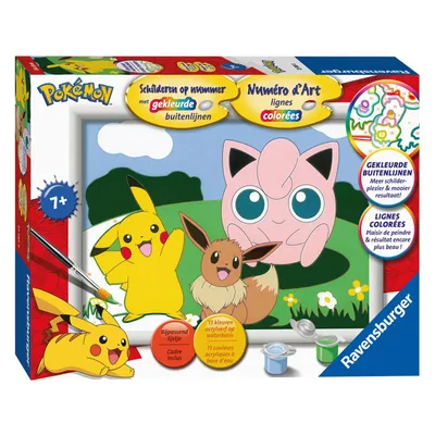 Produktbild von Ravensburger Gemälde nach Nummer - Pokemon