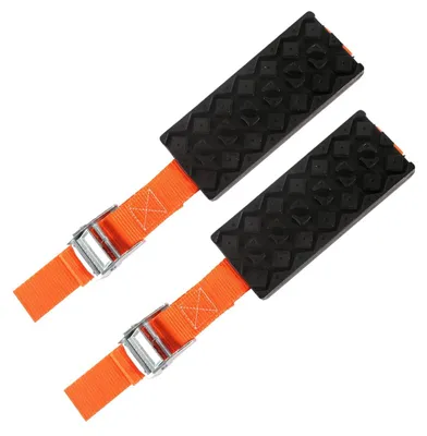 Productafbeelding van 2 stuks sneeuwkettingen camperbandenketting autozandplaten offroad-tractiemat