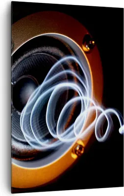 Produktbild von Bild auf Leinwand - Leinwandbild - Einteilig - Dekorativ Unterhaltung Musik Sprecher - 80x120cm - Wand Bild - Wandbilder - Leinwanddruck - Wanddekoration - Leinwand bilder - Wandbild - PA80x120-2172