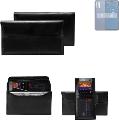 Produktbild von K-S-Trade Handy Hülle kompatibel mit Nokia G310 5G Schutz Hülle Tasche Schutz Case Handytasche Kunstleder schwarz, 1x