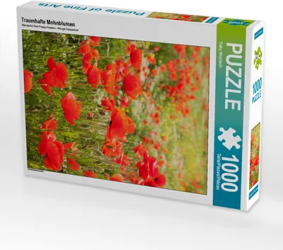 Produktbild von CALVENDO Puzzle Traumhafte Mohnblumen | 1000 Teile Lege-Größe 64x48cm Foto-Puzzle für glückliche Stunden