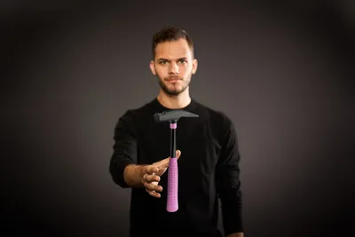 Picard Gummihammer 230g - Weiß Mit Eschenstiel Für Schonendes Hämmern