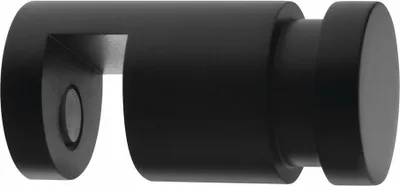 Image de Sapho Accessoires - Crochet pour paroi de douche, noir mat 1301-08B
