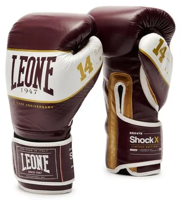 Image de Leone1947 Shock X Kunstleder-boxhandschuhe Rot 12 Oz Rot 12 Oz