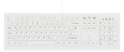 Produktbild von Contour Design Active Key AK-C8100F, Volle Größe (100%), Kabelgebunden, USB, QWERTZ, Weiß