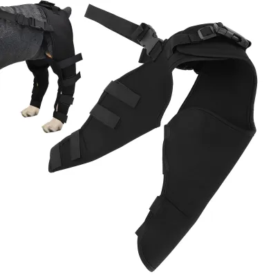 Productafbeelding van Kniebandage voor honden - Verstelbare knieprotectoren - Kniebandage voor artrose - Kniebandage met scharnieren - Ondersteuning voor herstel