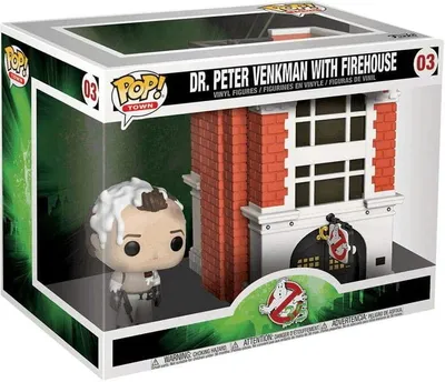 Produktbild von Ghostbusters - Dr. Peter Venman with Firehouse 03 - Funko Pop! - Vinyl Figur