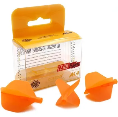 Image de Ensemble de 3 fléchettes standard orange TERO AK4