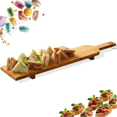 Obrázok produktu pre Drevená servírovacia doska 68x12,5cm