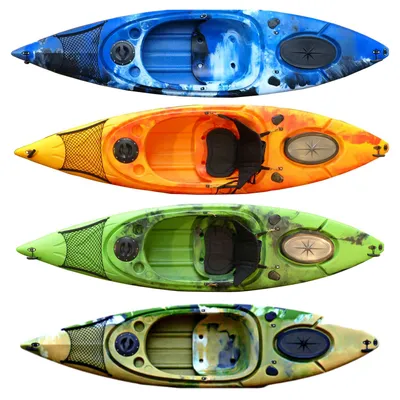 Produktbild von Freizeitkajak Kaitts Submarine Angelkajak Einerkajak Allrounder Kajak mit Paddel Farbe:Camouflage