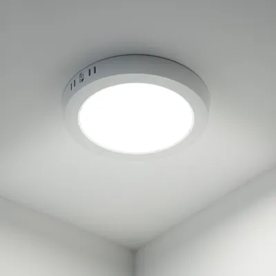 Produktbild von LUMILED LED Aufbauleuchte Spot 12W 4000K Neutralweiß 1320lm Flach Aufbaustrahler rund Deckenlampe Downlight Wohnzimmer Schlafzimmer Küche Flur Büro