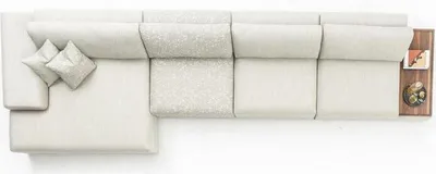 Zdjęcie produktu dla Narożnik w kształcie litery L do salonu szary narożnik meble design 455x150