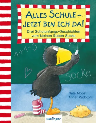Obrázok produktu pre Der kleine Rabe Socke: Alles Schule - jetzt bin ich da! Drei Schulanfangs-Geschichten vom kleinen Raben Socke