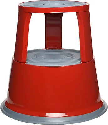 Produktbild von Alco Rollhocker Metall rot 4007735895129