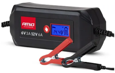 Immagine prodotto di AMiO Caricabatterie per auto, camion e moto 04528