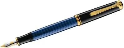 Immagine prodotto di Pelikan 994954 Stilografica Pelikan "Souverän 400", nero/blu, B
