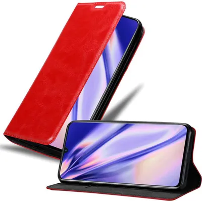 Obrázek produktu pro Cadorabo Case for MEIZU NOTE 9 Protective Case in Red Pouzdro na mobilní telefon s magnetickým zavíráním