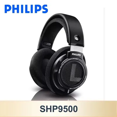 Produktbild von Philips SHP9500 HiFi Stereo Kopfhörer Over-Ear Schwarz 3,5mm 6,3mm