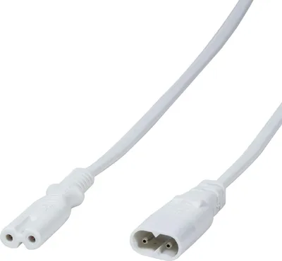 Zdjęcie produktu dla LogiLink 2m, IEC 60320-C8/IEC 60320-C7, 2 m, C7 panel, C8 panel