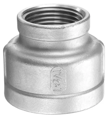 Verloopnippel 1-1/2" x 1" NPT, 304 Edelstahl, Rohrfitting