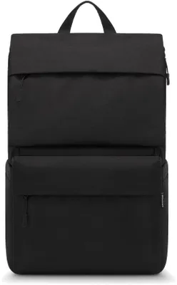 Produktbild von Unyqoos® wasserdichter ergonomischer Rucksack mit Laptopfach bis 17,3 Zoll für Arbeit & Schule, schwarz – 2 versteckte Außentaschen, 4 Innenfächer, Magnetschlösser und Reißverschluss, atmungsaktive Mesh-Träger, Gepäckriemen