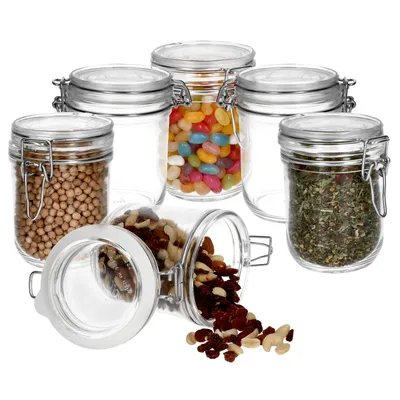 Immagine prodotto di Set da 6 barattoli per conserve Ambala Fido da 500 ml con chiusura a clip