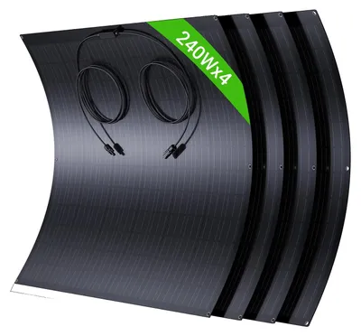 Obrázek produktu pro Sada solárních modulů, výstupní výkon 960 W, flexibilní provedení, 240 W × 4