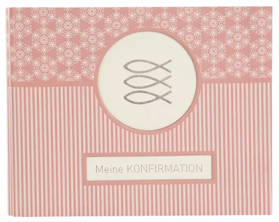 Image de Album photo Goldbuch « Confirmation Mandala corail », 24,5 x 19,5 cm, blanc