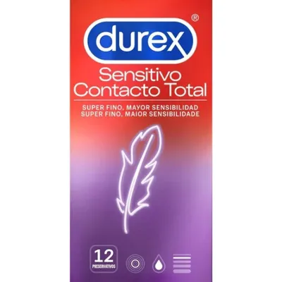 Produktbild von Durex sensitivo contacto total 12 uni