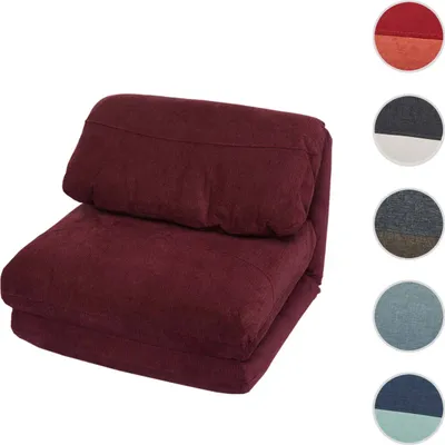 Produktbild von Schlafsessel HWC-E68, Schlafsofa Funktionssessel Klappsessel Relaxsessel, Stoff/Textil  bordeaux