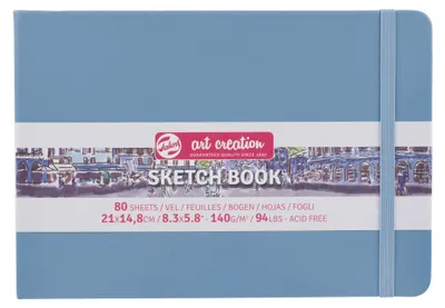 Produktbild von Talens Art Creation Skizzenbuch A5, 21 × 14,8 cm, 80 Blatt - Light Blue