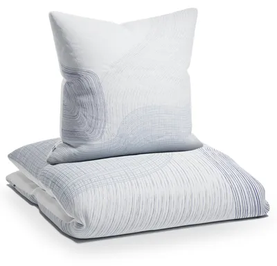 Produktbild von sleepwise Bettwäsche 140x200 Sommer Bettwäsche 2tlg- , Traumhaft Weich, Atmungsaktiv, Bügelfrei & Knitterfrei - Bettbezug Set aus gebürsteter Mikrofaser mit 65x65cm Kissenbezug, Waves & Water