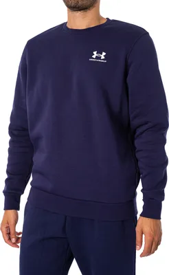 Produktbild von Under Armour Herren Ua Essential Fleece Crew Sweatshirt 1374250-410__LG