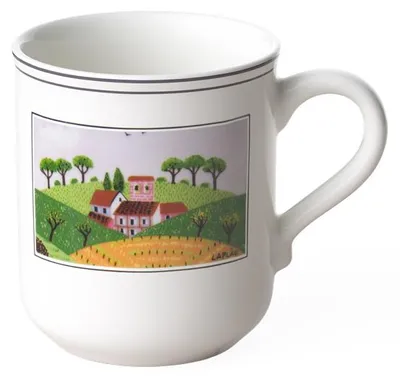 Imagen del producto de Taza Naif Becher con asa, diseño "Dörfchen", 113 x 81 x 93 mm, 270 ml | Villeroy & Boch | N.º de artículo: 1023374875 | EAN: 5450102218219