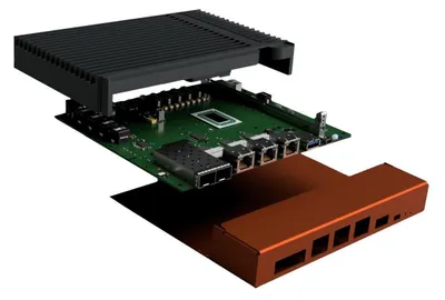 Productafbeelding van Desktop-firewallapparaat met OPNsense, 10 Gbps, 8 GB RAM, 256 GB SSD