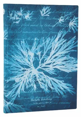Produktbild von Sea Flowers (Anna Atkins' Cyanotypes) Midi Unlined Softcover Journal (Elastic Band Closure)