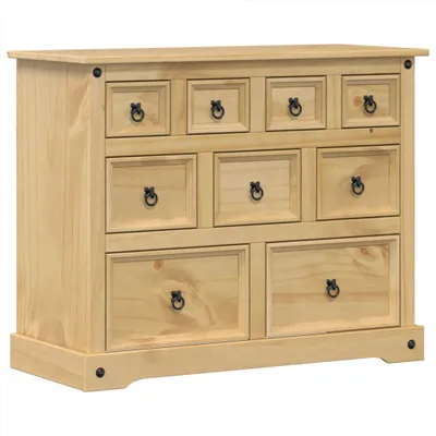 Immagine prodotto di vidaXL Cassettiera  101x45x82 cm in legno di pino massiccio