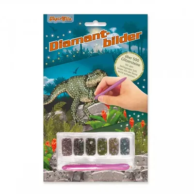 Produktbild von MAUDER VERLAG TapirElla Diamantbild T-Rex Dinosaurier - Diamant Painting