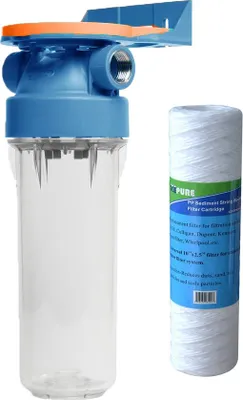 Image de Kit de boîtier de filtre 10 pouces Alapure avec filtre à sédiments ALA-PPW10-50