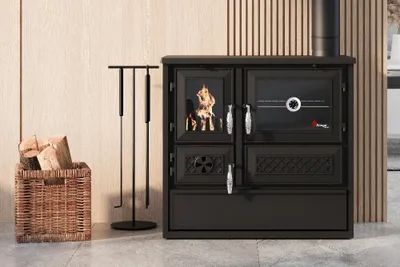 Produktbild von Küchenofen Holzherd 802 - BELLA schwarz - 9,12 kW