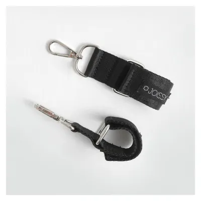 Produktbild von Joissy Kinderwagentaschen-Befestigungshalterungen - Schwarz/Silber