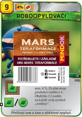 Zdjęcie produktu dla Mindok Mars: Terraformowanie – zestaw promocyjny 5 kart 2023