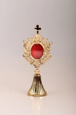 Produktbild von Reliquiar vergoldet (Höhe 22 cm)