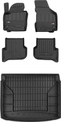 Produktbild von FROGUM Gummimatten Auto Fußmatten + Kofferraummatte für SEAT Altea 2004-2015