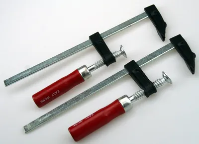 Produktbild von EasyWork 2er Set Bastel Schraubzwingen Leimzwinge 200mm