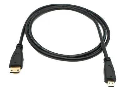 Immagine prodotto di Cavo HDMI da 100 cm con adattatore da micro spina a mini spina, nero