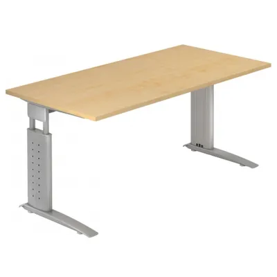 Produktbild von UNDA 16 S - 160 x 80 Ahorn/Silber höhenverstellbar